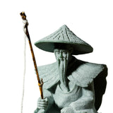 Maxbell Sandstone Statue Art Miniature Figurine for Micro Landscape Garden Flowerpot Style A