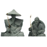 Maxbell Sandstone Statue Art Miniature Figurine for Micro Landscape Garden Flowerpot Style A