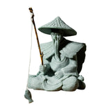 Maxbell Sandstone Statue Art Miniature Figurine for Micro Landscape Garden Flowerpot Style A