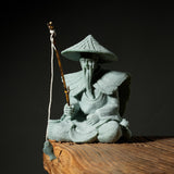 Maxbell Sandstone Statue Art Miniature Figurine for Micro Landscape Garden Flowerpot Style A