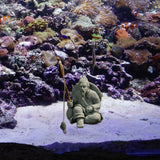 Maxbell Sandstone Statue Art Miniature Figurine for Micro Landscape Garden Flowerpot Style B