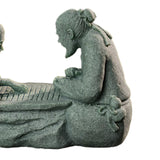 Maxbell Sandstone Statue Art Miniature Figurine for Micro Landscape Garden Flowerpot Style C