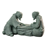 Maxbell Sandstone Statue Art Miniature Figurine for Micro Landscape Garden Flowerpot Style C