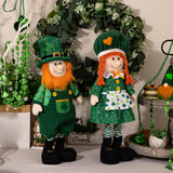 Maxbell ST. Patrick's Day Plush Doll, ST Patrick's Day Decoration for Bar Restaurant