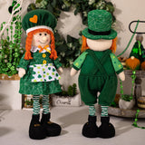 Maxbell ST. Patrick's Day Plush Doll, ST Patrick's Day Decoration for Bar Restaurant