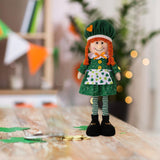 Maxbell ST. Patrick's Day Plush Doll, ST Patrick's Day Decoration for Bar Restaurant