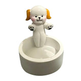 Maxbell Candle Stand Candle Base Resin Candle Holder Decor for Desktop Party Wedding Dog Shape