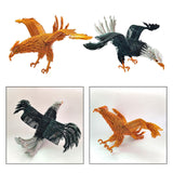 Maxbell Eagle Ornament Feng Shui Collection Hawk Figurine for Bookcase Shelf Shelves Golden