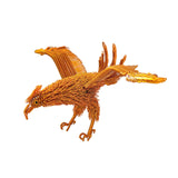 Maxbell Eagle Ornament Feng Shui Collection Hawk Figurine for Bookcase Shelf Shelves Golden