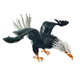 Maxbell Eagle Ornament Feng Shui Collection Hawk Figurine for Bookcase Shelf Shelves Black