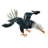 Maxbell Eagle Ornament Feng Shui Collection Hawk Figurine for Bookcase Shelf Shelves Black