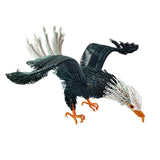 Maxbell Eagle Ornament Feng Shui Collection Hawk Figurine for Bookcase Shelf Shelves Black