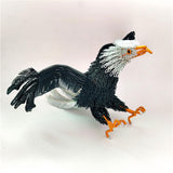 Maxbell Eagle Ornament Feng Shui Collection Hawk Figurine for Bookcase Shelf Shelves Black