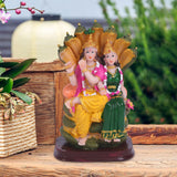 Maxbell Indian God Statue Art Indoor Resin Figurine for Office Fireplace Living Room