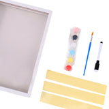 Maxbell DIY Craft Keepsake Frame Gifts Creative DIY Art Print Frame for Family Night