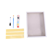 Maxbell DIY Craft Keepsake Frame Gifts Creative DIY Art Print Frame for Family Night