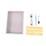 Maxbell DIY Craft Keepsake Frame Gifts Creative DIY Art Print Frame for Family Night