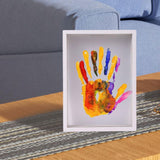Maxbell DIY Craft Keepsake Frame Gifts Creative DIY Art Print Frame for Family Night