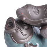 Maxbell Tea Pet Fish Statue Sculpture Desktop Decoration for Desk Tea Room Bookshelf