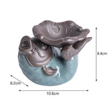 Maxbell Tea Pet Fish Statue Sculpture Desktop Decoration for Desk Tea Room Bookshelf