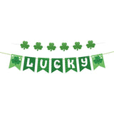 Maxbell 's Day Party Supplies Lucky Banner Decoration for Bar Garland Holiday