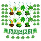 Maxbell 's Day Party Supplies Lucky Banner Decoration for Bar Garland Holiday