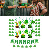 Maxbell 's Day Party Supplies Lucky Banner Decoration for Bar Garland Holiday