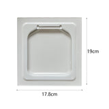 Maxbell Dual Door Dryer Vent Cover Toilet Washroom External Dryer Exhaust Vent Cover