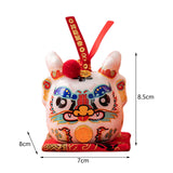Maxbell Dragon Piggy Bank Chinese New Year Dragon Statue for Shelf Living Room White