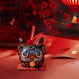 Maxbell Dragon Piggy Bank Chinese New Year Dragon Statue for Shelf Living Room Black