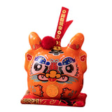 Maxbell Dragon Piggy Bank Chinese New Year Dragon Statue for Shelf Living Room Orange