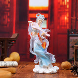 Maxbell Chinese Girl Figurine Crafts Traditional for Bedroom Car Dashboard Bookshelf Style A