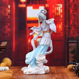 Maxbell Chinese Girl Figurine Crafts Traditional for Bedroom Car Dashboard Bookshelf Style A