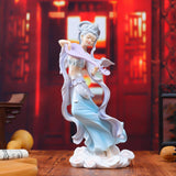 Maxbell Chinese Girl Figurine Crafts Traditional for Bedroom Car Dashboard Bookshelf Style A