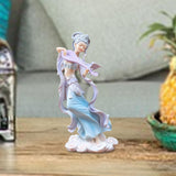 Maxbell Chinese Girl Figurine Crafts Traditional for Bedroom Car Dashboard Bookshelf Style A