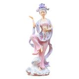 Maxbell Chinese Girl Figurine Crafts Traditional for Bedroom Car Dashboard Bookshelf Style B