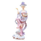 Maxbell Chinese Girl Figurine Crafts Traditional for Bedroom Car Dashboard Bookshelf Style B