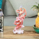 Maxbell Chinese Girl Figurine Crafts Traditional for Bedroom Car Dashboard Bookshelf Style C