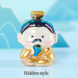 Maxbell 10x Traditional Chinese God Figurines Cute Fengshui Statue for Bedroom Hotel