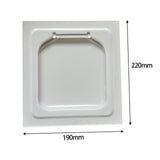 Maxbell Dryer Vent Cover Durable Outdoor Dryer Vent Cover for Kitchen House Bathroom