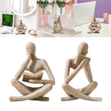 Maxbell Thinker Statue Home Decor Gift Abstract Ornament for Bedroom Tabletop Home