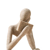 Maxbell Thinker Statue Home Decor Gift Abstract Ornament for Bedroom Tabletop Home