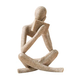 Maxbell Thinker Statue Home Decor Gift Abstract Ornament for Bedroom Tabletop Home