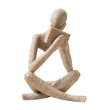 Maxbell Thinker Statue Home Decor Gift Abstract Ornament for Bedroom Tabletop Home