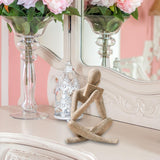 Maxbell Thinker Statue Home Decor Gift Abstract Ornament for Bedroom Tabletop Home