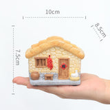 Maxbell Flower Pot Cartoon Ornaments with Drainage Statue for Desk Kitchen Home