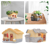 Maxbell Flower Pot Cartoon Ornaments with Drainage Statue for Desk Kitchen Home