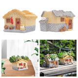 Maxbell Flower Pot Cartoon Ornaments with Drainage Statue for Desk Kitchen Home