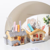 Maxbell Flower Pot Cartoon Ornaments with Drainage Statue for Desk Kitchen Home