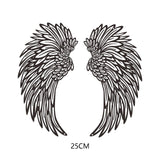 Maxbell Angel Wings Wall Art Decor Metal Wall Sculpture for Office Corridor Entrance